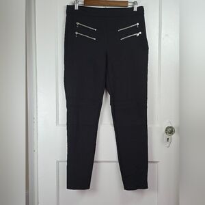 Zara Black Skinny Ankle Pants Size L